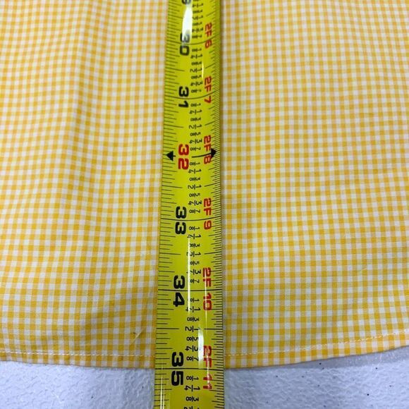 VTG Ralph Lauren Blake Shirt Mens Extra Large Yellow Check Casual Preppy FIT BIG - Picture 10 of 10
